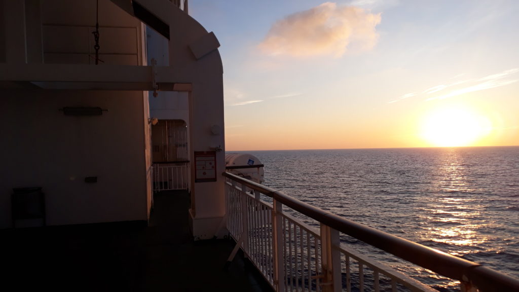 Sonnenuntergang auf dem Meer