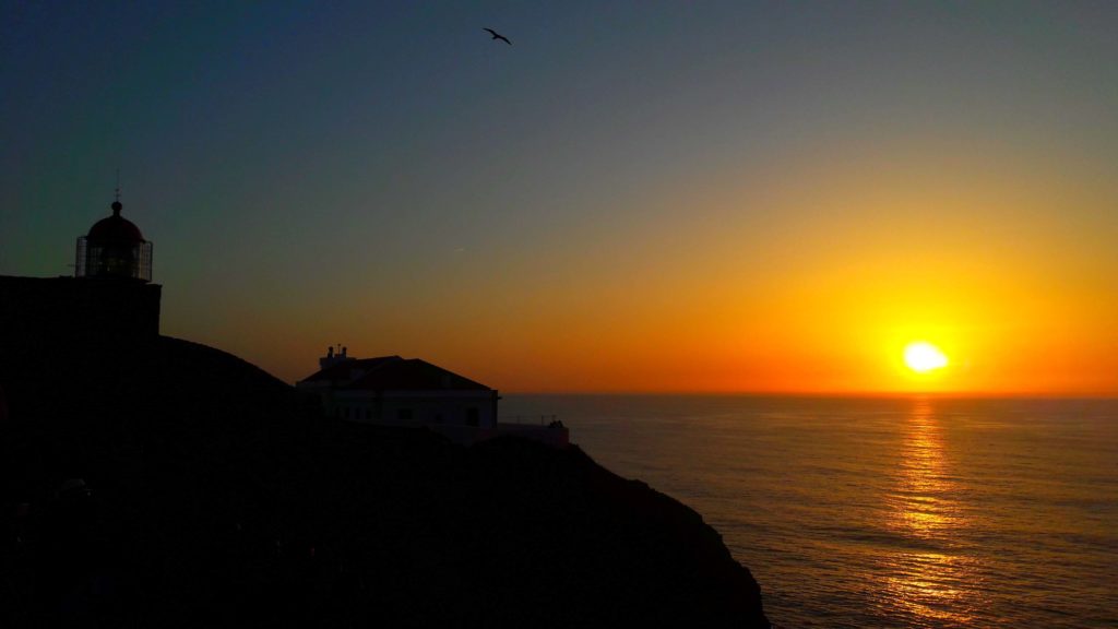 Sonnenuntergang beim Cabo de São Vicente