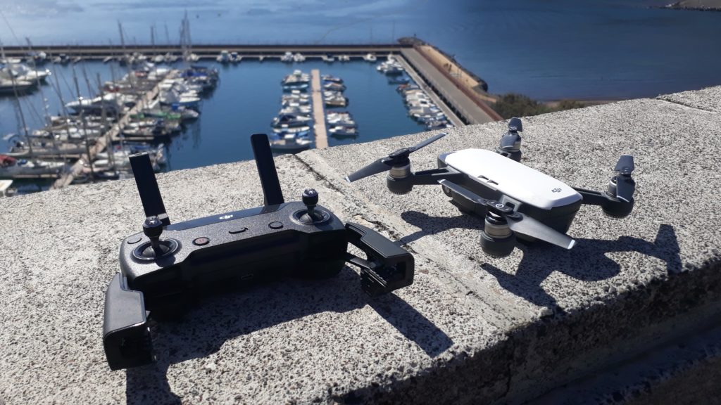 DJI Spark y su control remoto