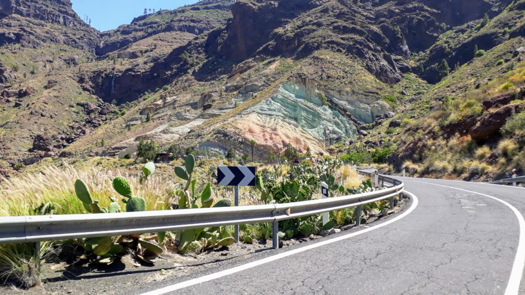 Bunte Felsen auf Gran Canaria