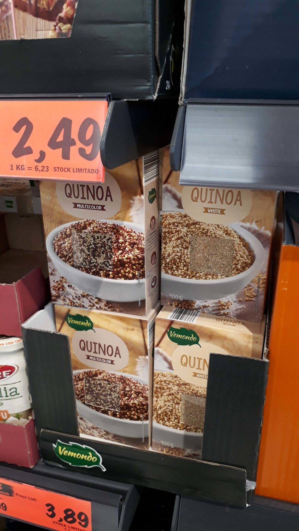 Quinoa, weiß oder bunt