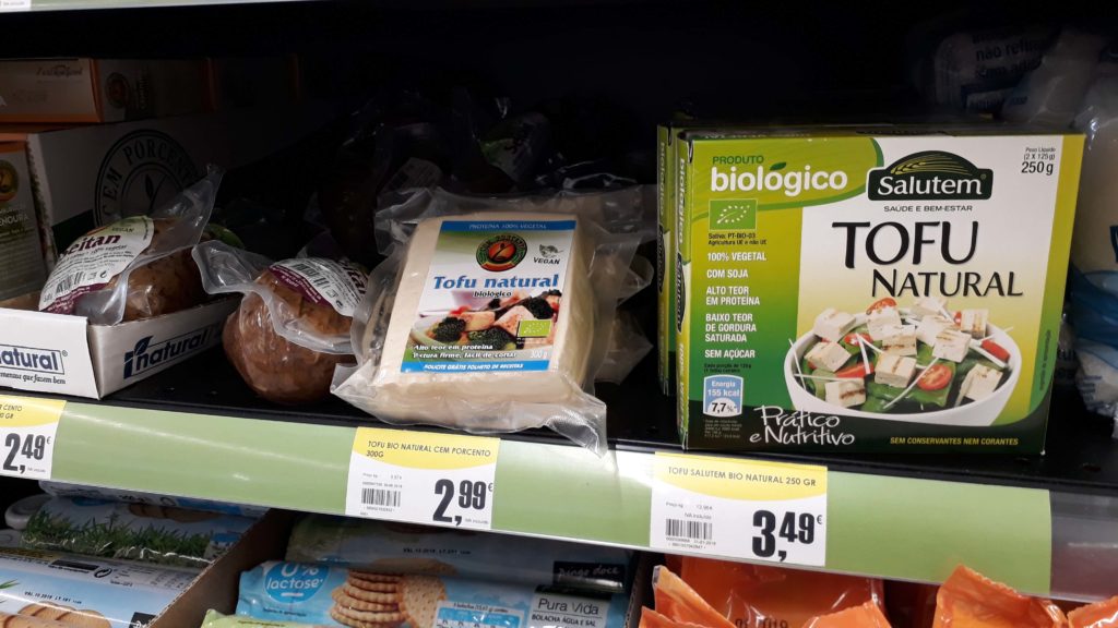 Seitan und Bio-Tofu