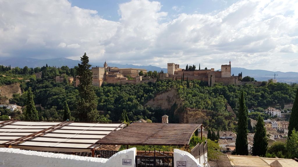 Blick auf die Alhambra vom Mirador San Nicolás