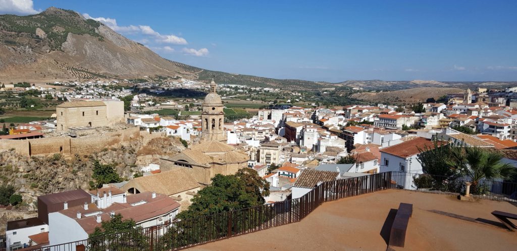 Panorama über Loja vom Mirador Isabel I de Castilla