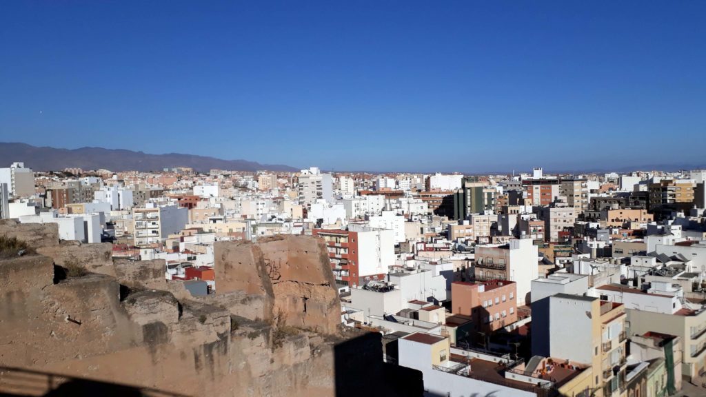 Blick auf die Altstadt von Almería