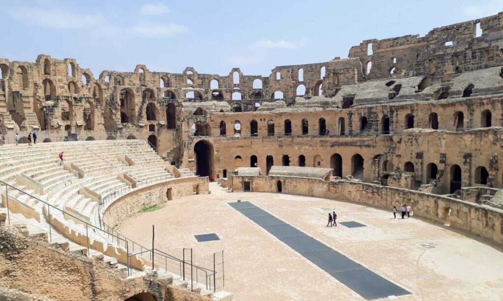 Amphitheater von El Djem: Drehort für Filme wie Gladiator