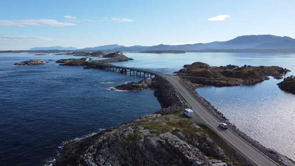 Kostete die ersten 10 Jahre nach Eröffnung Maut: Atlantikstraße in Norwegen