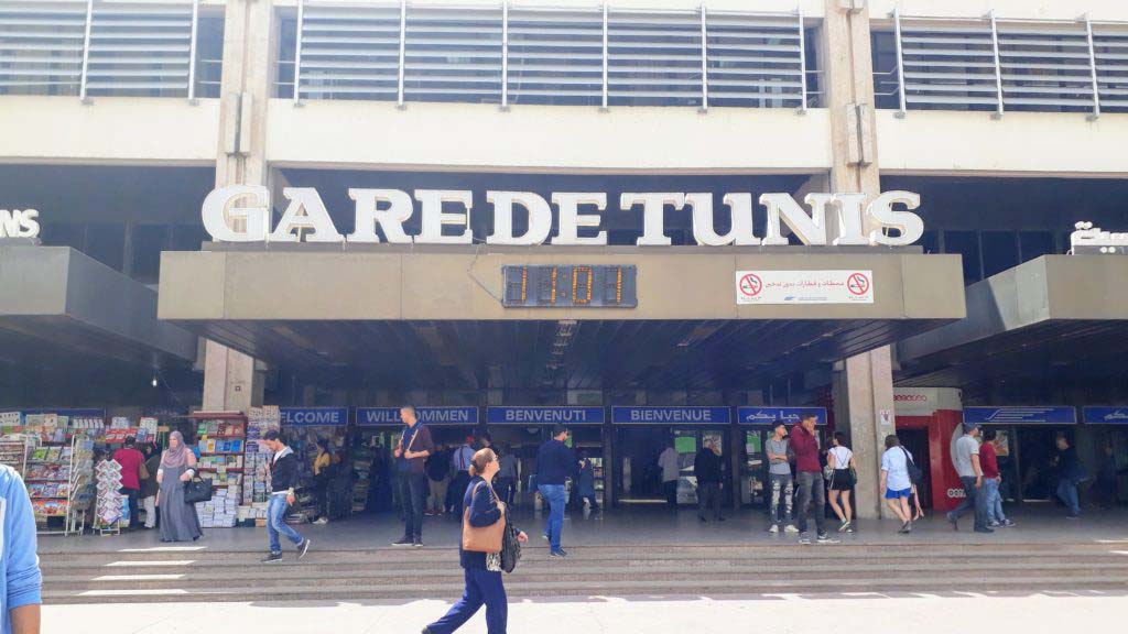 The central station of Tunis: Gare de Tunis