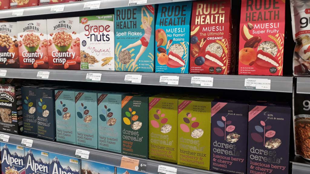 Various muesli varieties