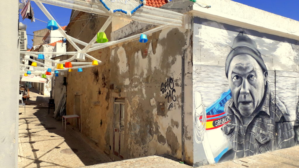 Arte callejero en Sesimbra