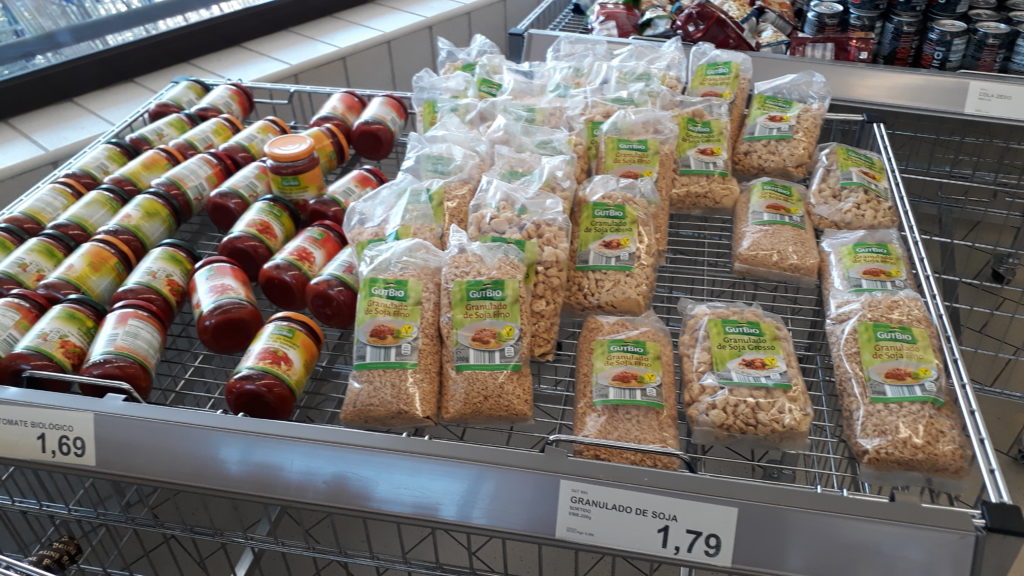 Vegano en Aldi: Granulado de soja (fino y grueso)