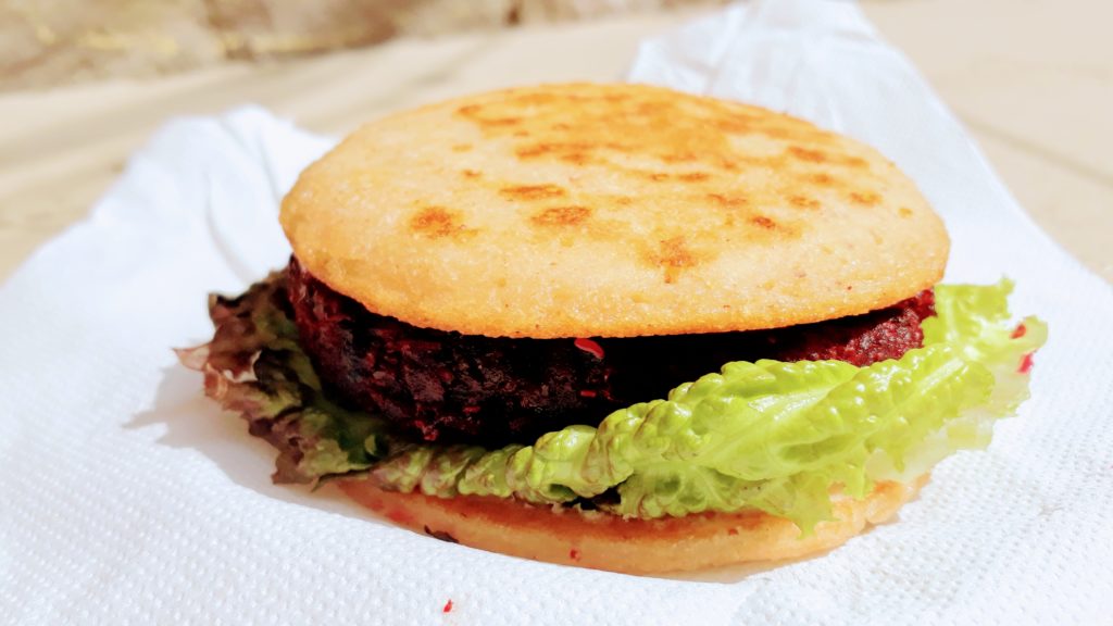 Hamburguesa vegana de Earthly Delights