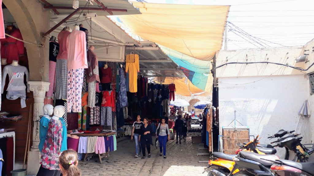 Zoco (bazar árabe) en el casco antiguo de Susa