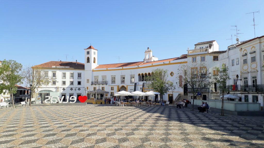 Praça da República en Elvas